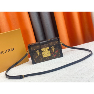 Louis vuitton original genuine box bag casual crossbody bolsa