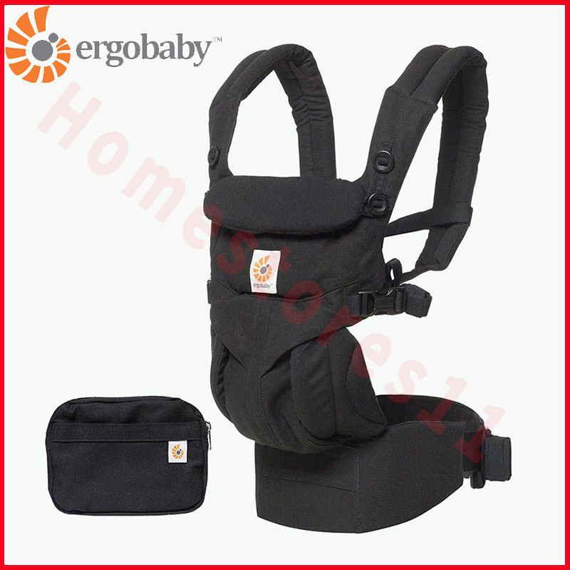 美品✨ergobaby OMNI 360 COOL AIR ONYX BLACK Omni 360 Cool Air Mesh Baby Carrier | Snuggle Bugz