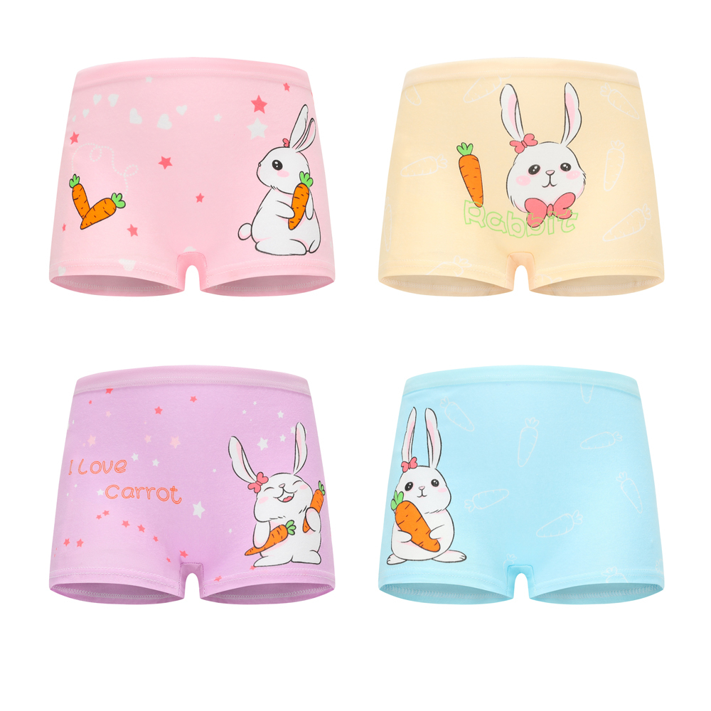 4 Pcs Ropa Interior De Algodón Para Bebés , Bragas Para Niños , Niñas ,  Calzoncillos De Dibujos Animados , 2 A 12 Años | Shopee México