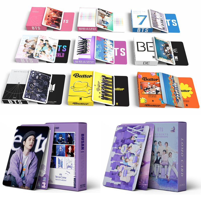 54 Unids/Caja BTS Photocards Proof Map Of The Soul ON:E Álbum LOMO ...