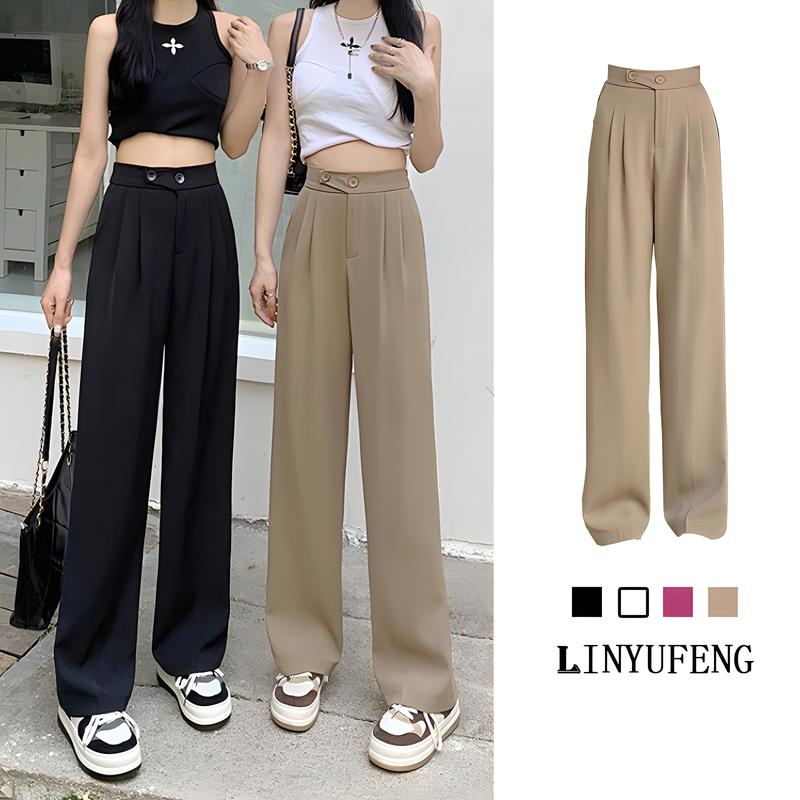 Outfit Pantalon Bota Recta Pantalon Negro Clasico Mujer Pantalón