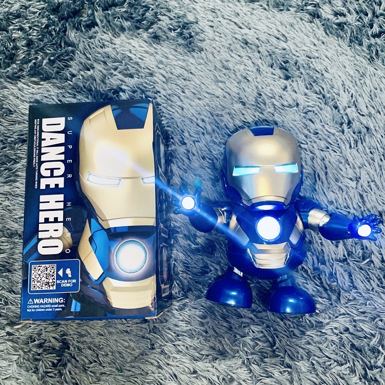 Iron Man Heroe Bailarin Vengadores Juguetes Electricos Super Musical Robot Juguete De Educacion Temprana Shopee Mexico
