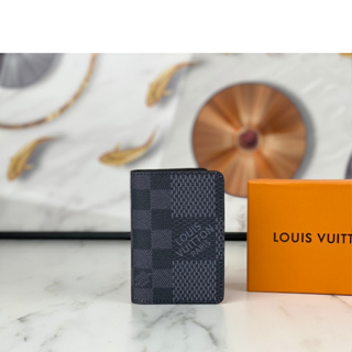 Listo para enviar, 100% original, auténtico Louis Vuitton LV, nueva cartera para  hombre, tarjetero de cuero con caja M63144
