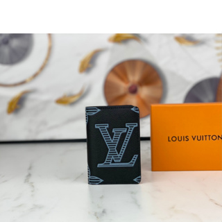 Listo Stock para enviar 100% Original Original Louis Vuitton LV nuevo  estilo tarjetero Taurillon cartera de cuero M69737 [con caja]