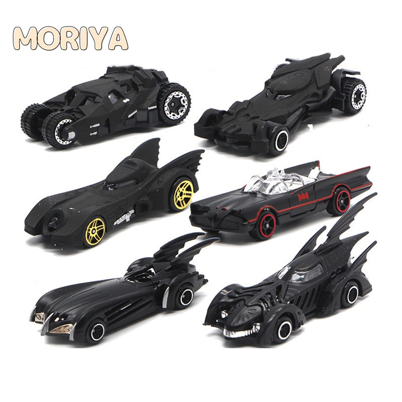 6PCS Hot Wheels Juguetes De Coche Batman Batmobile/Patrulla/Vengadores/Liga  De La Justicia/Coches Modelo De Juguete Vehículo Diecast Para La Colección