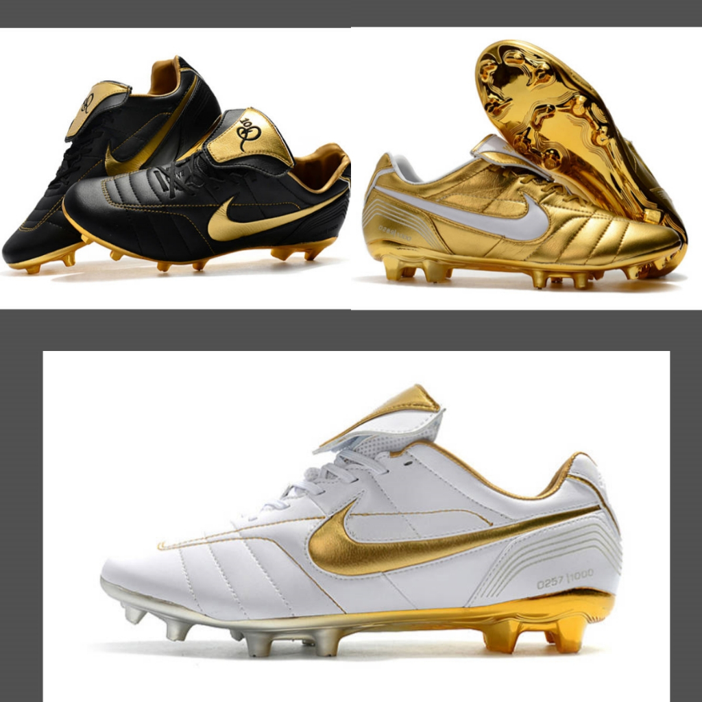 Nike tiempo online dorados