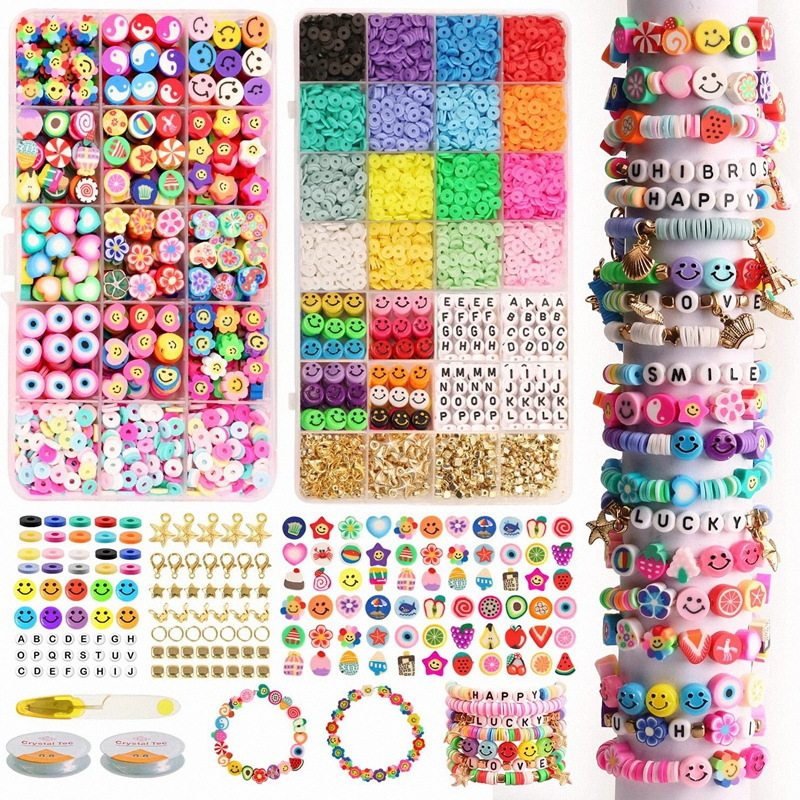 Set Kit Para Hacer Pulseras Niñas Style Unicornio Arcoiris Bisutería