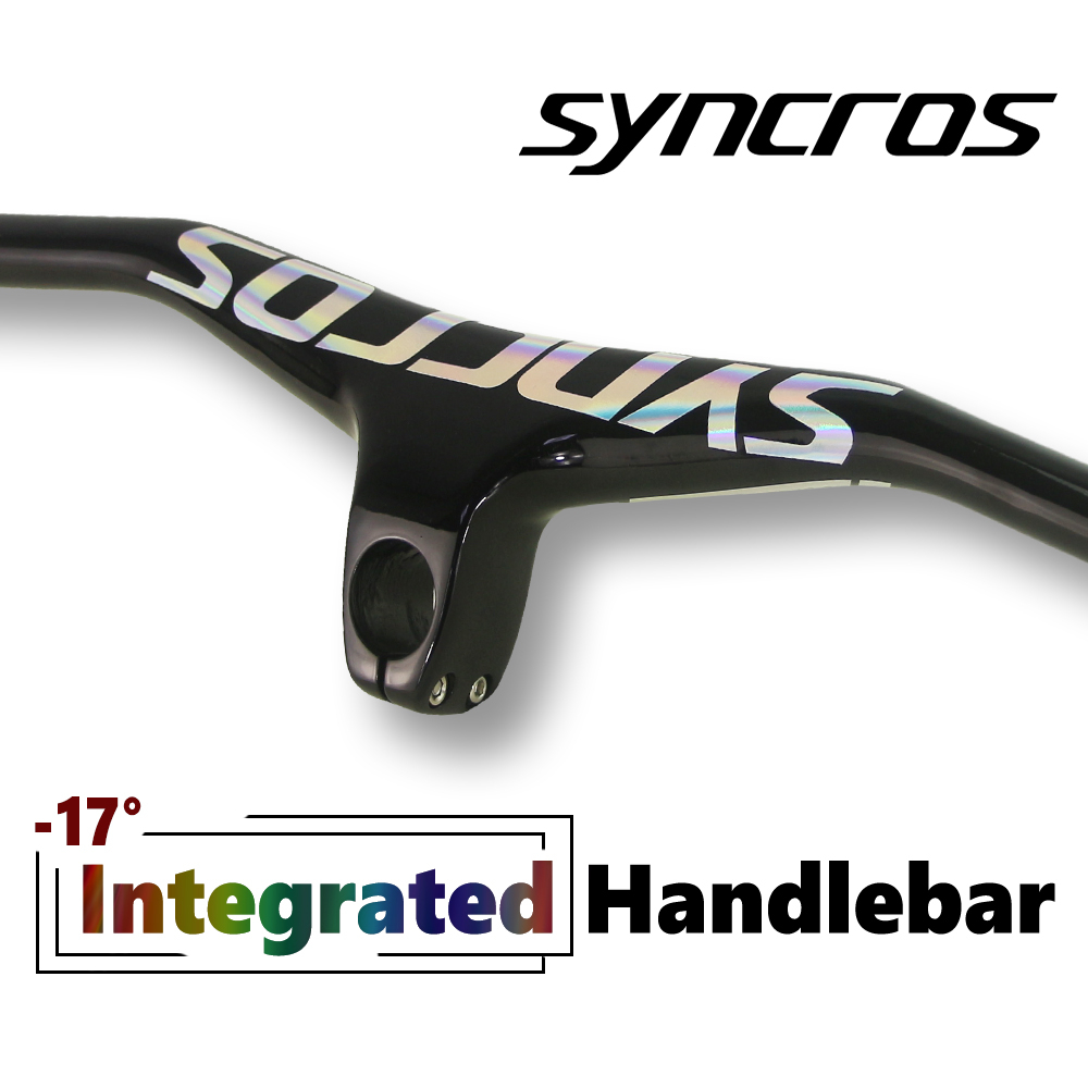 Syncros-Manillar de fibra de carbono para bicicleta de montaña