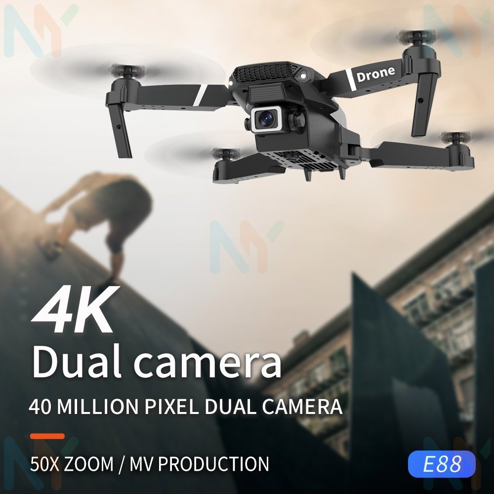 2021 último drone rc profesional discount impermeable con rotación de cámara 4k