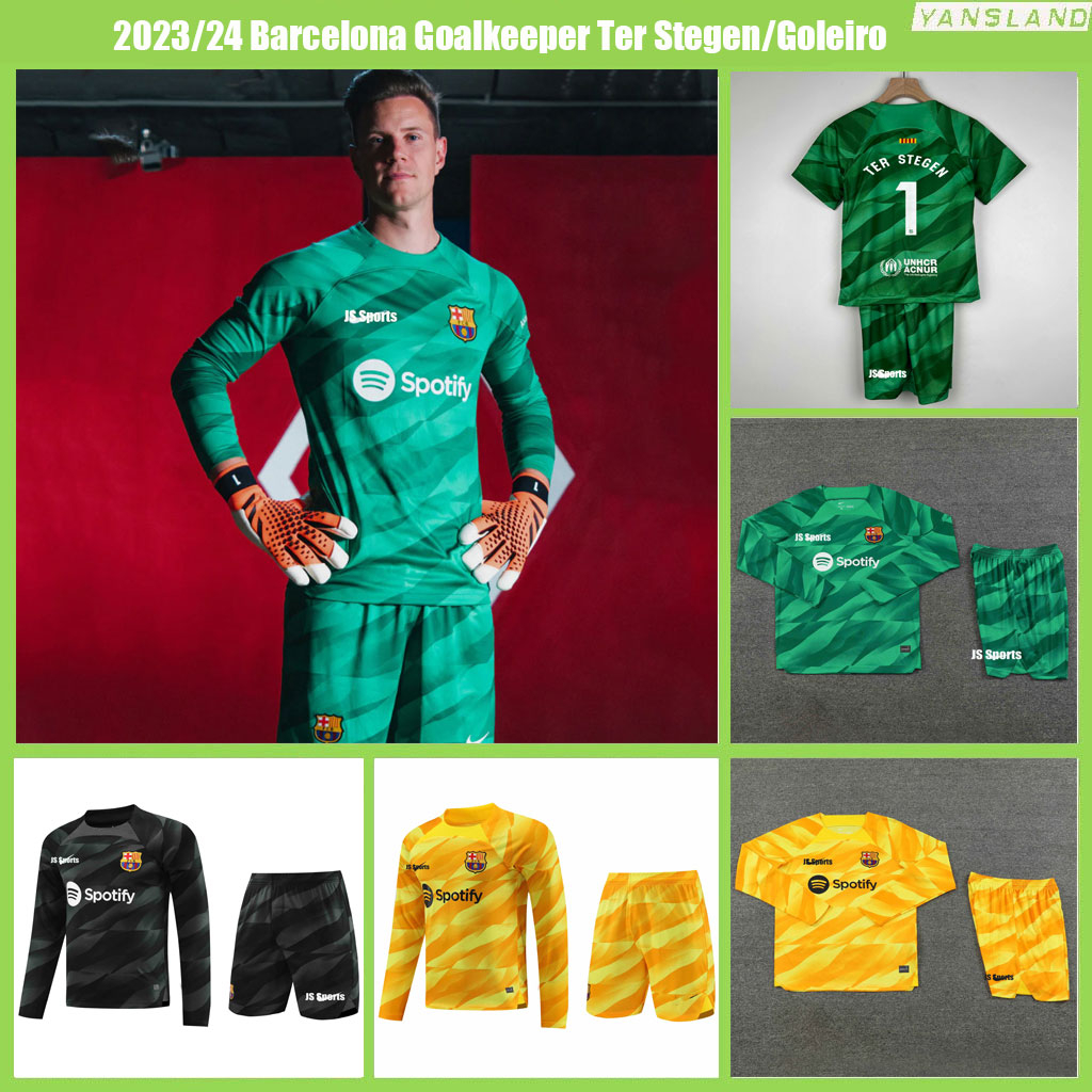 Camiseta De Futbol 2023 24 Barcelona Portero Y Manga Corta Y Larga Para Ter Stegen