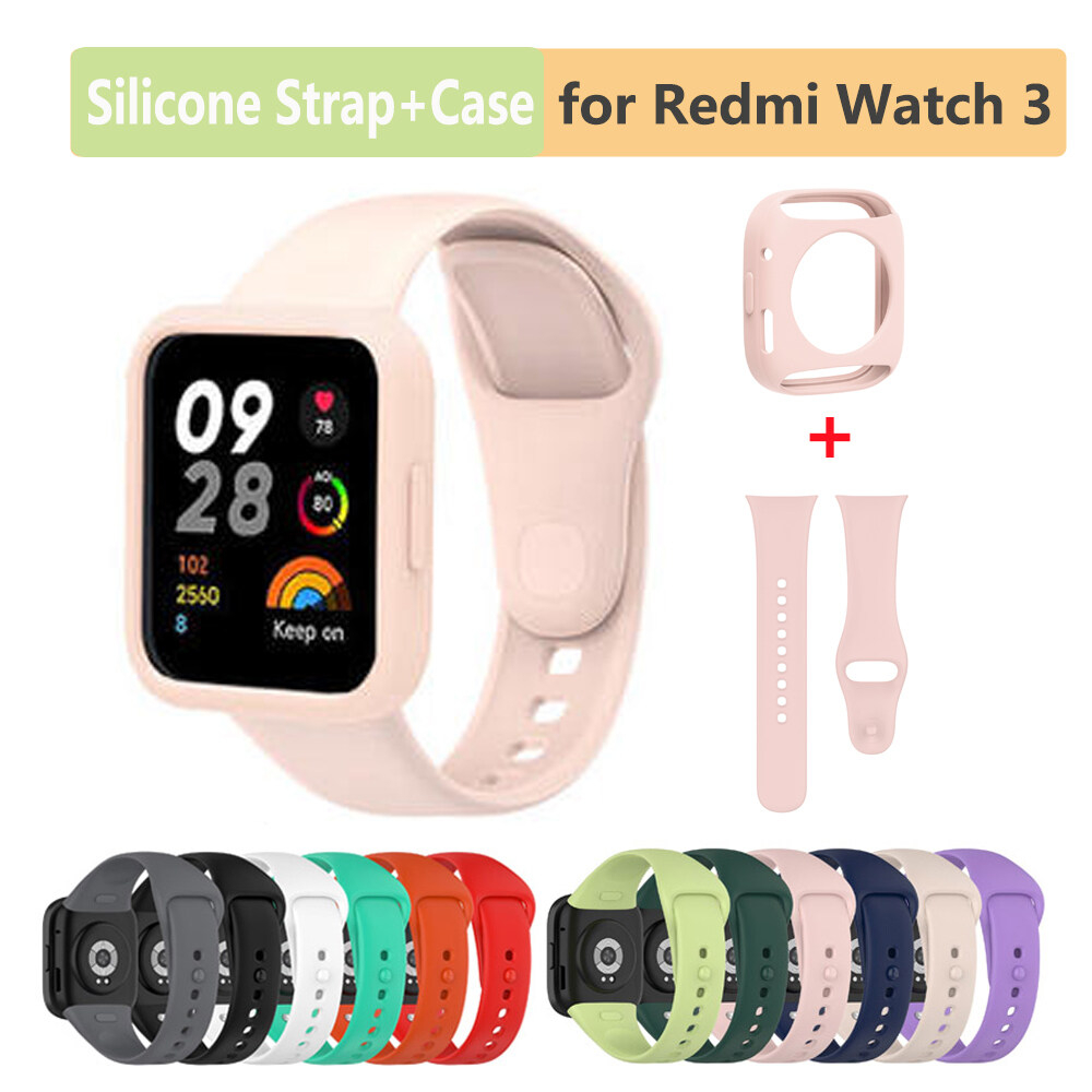 Funda Protectora Completa Para Xiaomi Redmi watch 3 SmartWatch Mi lite 3 Marco Fundas De Silicona Suave Protector De Pantalla Shopee Mexico