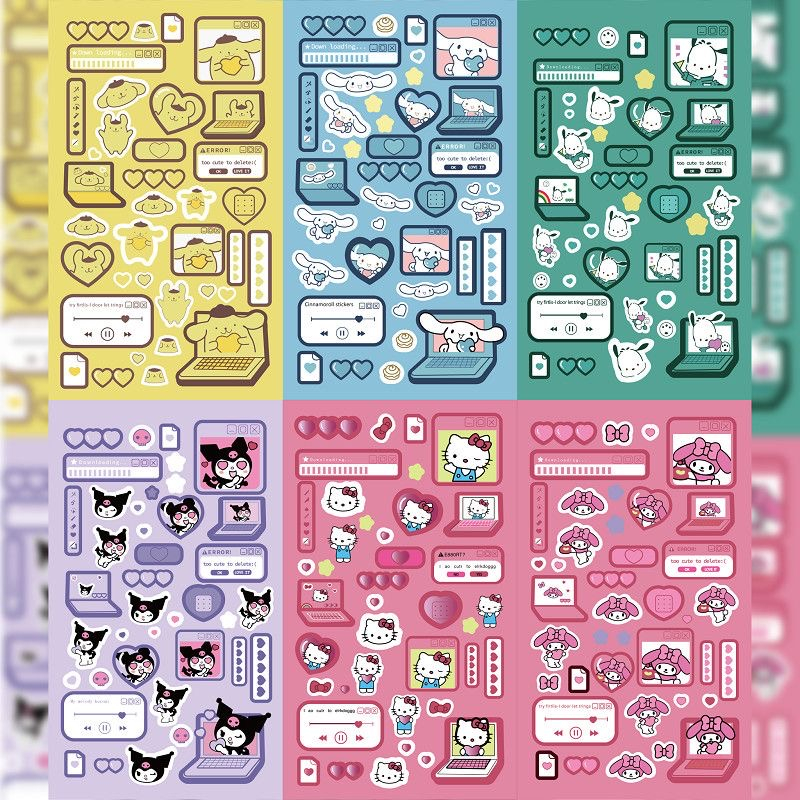Japonés Sanrio Láser De Dibujos Animados Anime Kuromi Pochacco ...