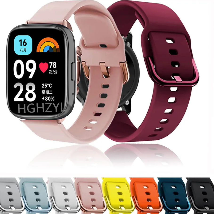 Correa Para Xiaomi Redmi Watch 3 active 3 Lite Silicona Suave Repuesto Para  watch3 Accesorios Inteligentes Activos
