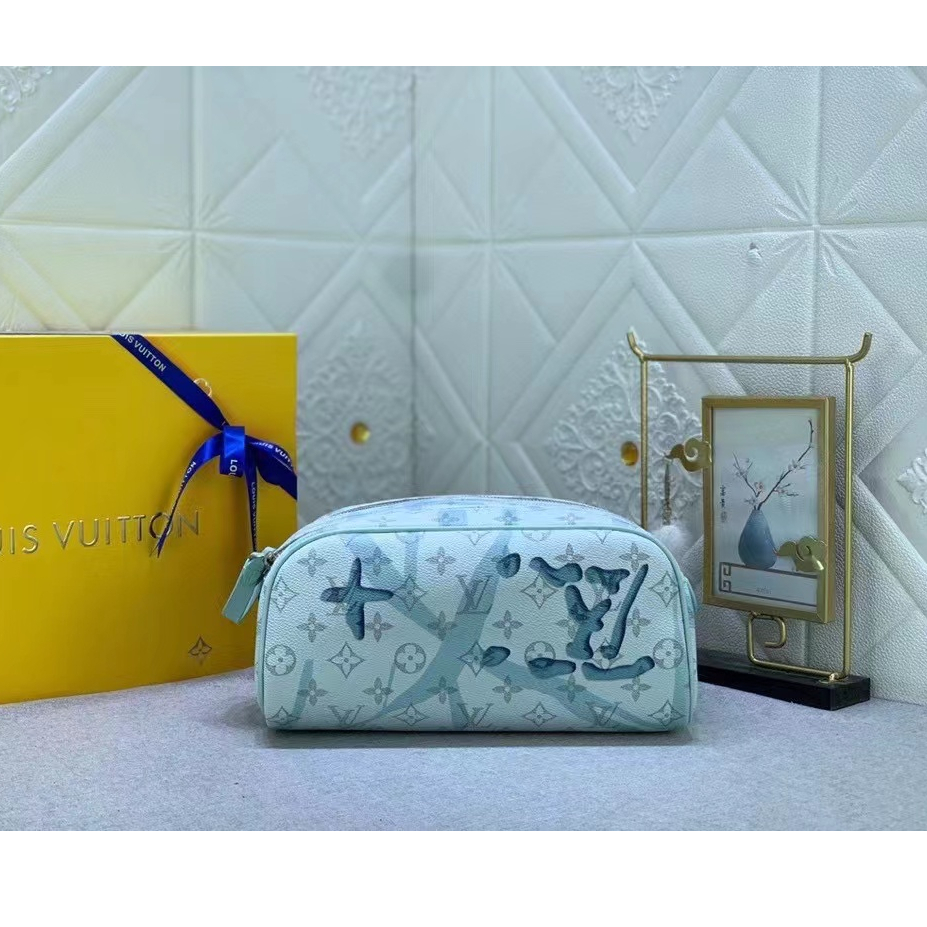 LV Nueva Colección Droplet Kit De Lavado Bolsa Louis Vuitton Almacenamiento  Para Mujer