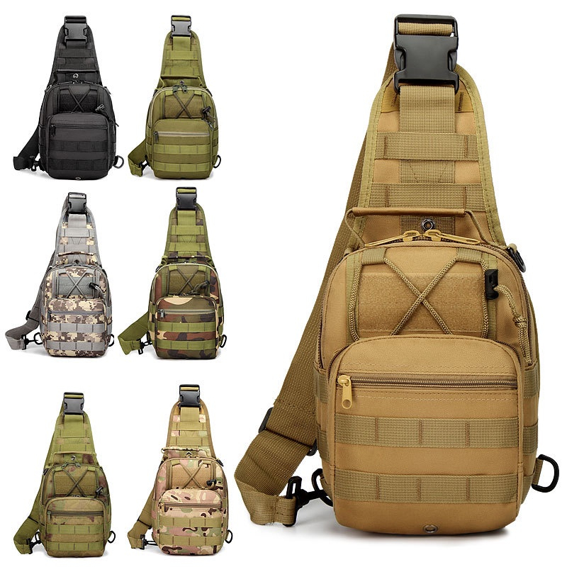 Mochila táctica militar con parches de velcro, bolsa desmontable