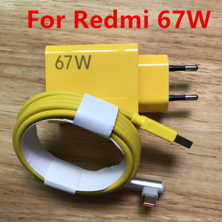 Adecuado Para Xiaomi 67W Cargador Redmi k40/k50 Note11Pro Cable De Carga  Poco X4 GT Enchufe Rápida 6A Datos TypeC