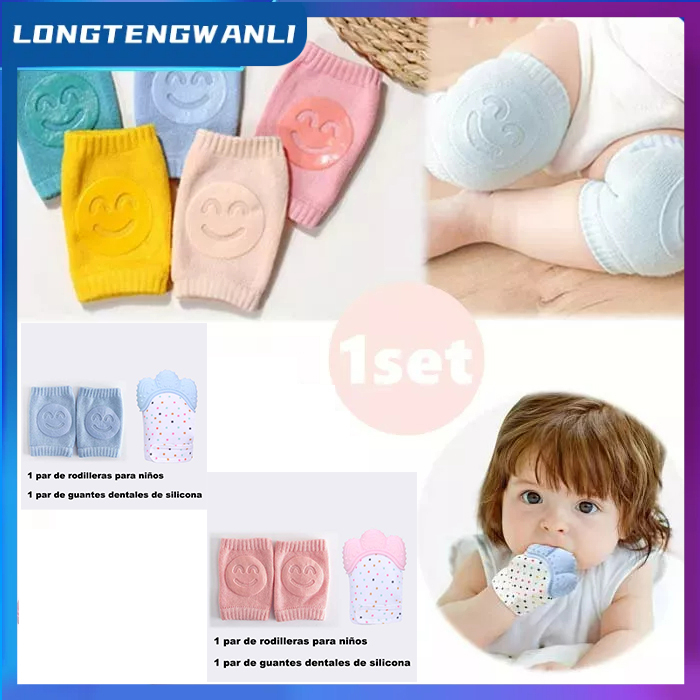 Rodilleras Para Bebes Gateo Protectores De Rodillas Bebe Nino Nina 5 Pares  Set