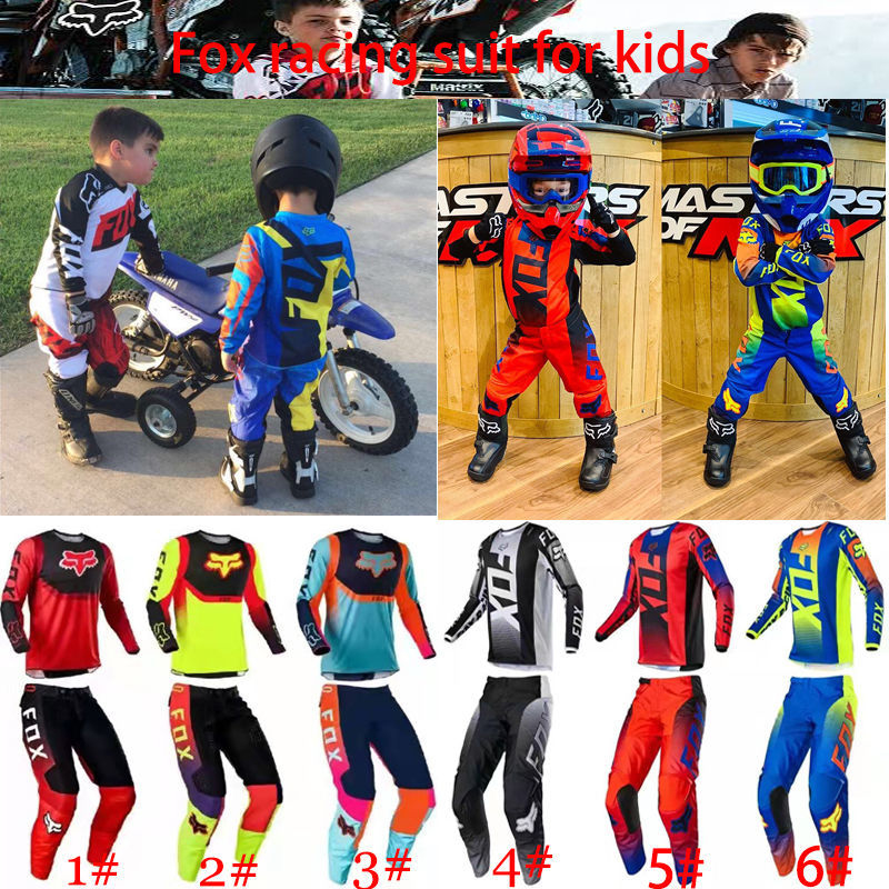 Comprar Conjunto de equipo de motocross para niños 20 22 24 26 28 traje de  carreras MX MOTO Jersey y pantalón Kits Jóvenes niños niño niña Motocicleta  BMX Bicicleta todoterreno Combo