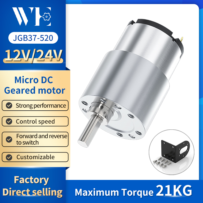 JGB37-520 Micro DC Gear Motor con codificador para auto