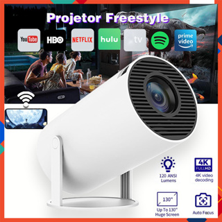Proyector Hy300 Para Cine En Casa, 4k, Dual, Wifi6, 200 Ansi