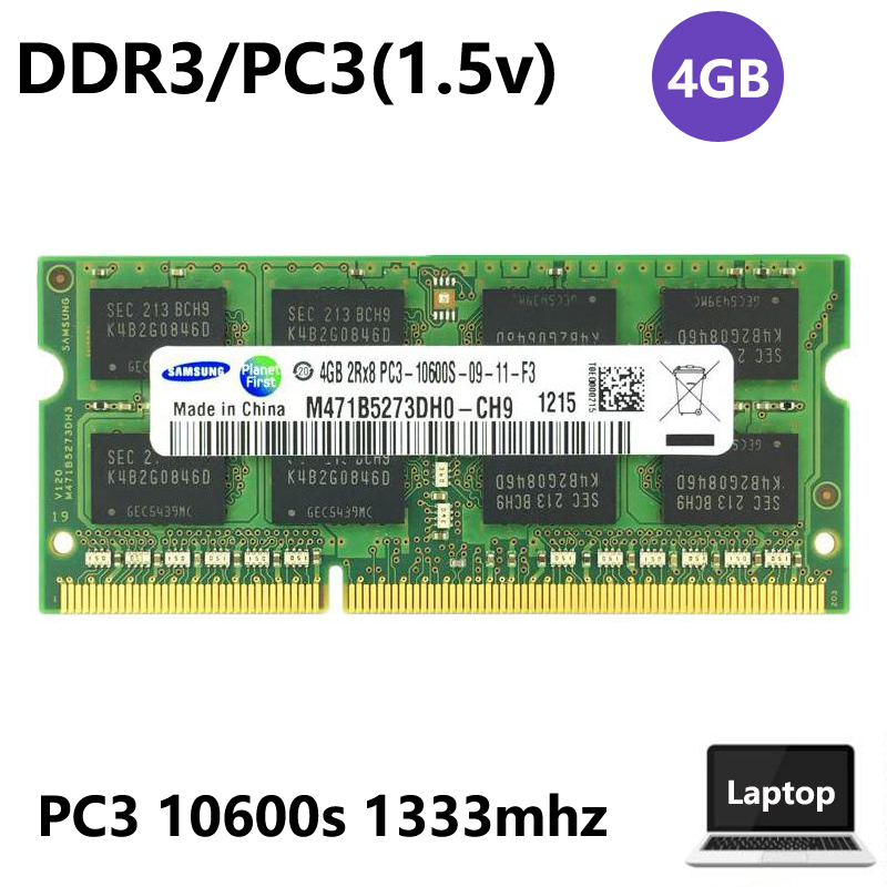 Para Samsung 4GB DDR3 1333mhz 2Rx8 PC3 10600S 1.5V Memoria RAM Portatil 204 Pines SODIMM Shopee Mexico