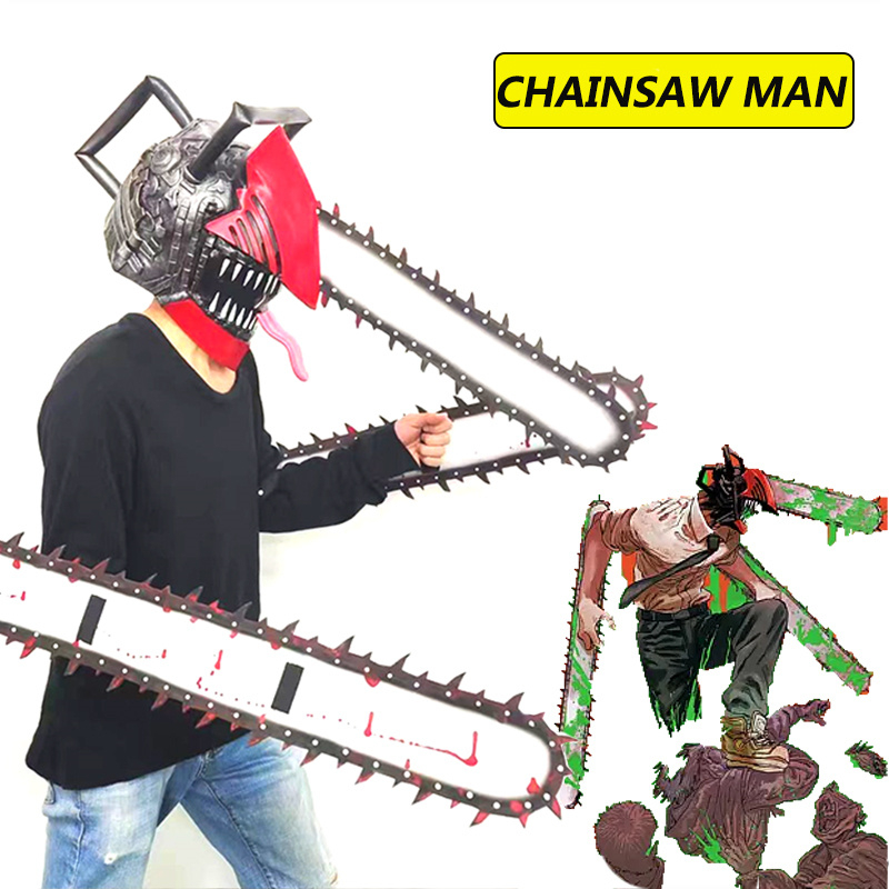 Máscara de Látex Demônio Motoserra: Denji Chainsaw Men Chainsaw