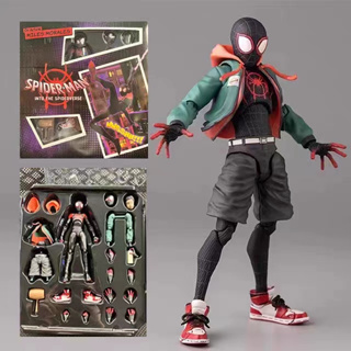 SHF-figura de acción de Spiderman para niños, modelo articulado de Spiderman,  versión lejos de casa