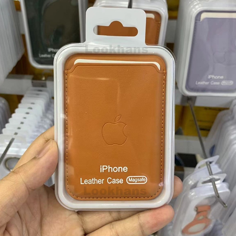 Apple Cartera Cuero MagSafe iPhone Marrón