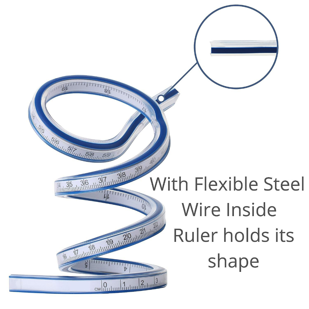 1PC Regla De Curva Flexible Herramienta De Dibujo En Forma De Serpiente ...