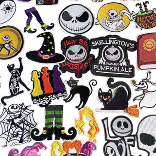 Parche de calavera de llama para ropa, parches bordados Punk para ropa,  parches termoadhesivos para ropa