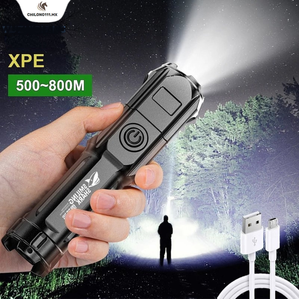 Super XHP100 potente linterna frontal Led con Sensor IR recargable linterna  frontal LED 18650 USB luz