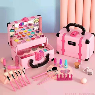 Bolso para niña con maquillaje de simulación para niños pequeños, juego de  49 piezas de bolsos de juego para niños, accesorios de juguete de princesa
