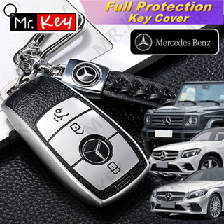 Mr.Key] Funda De TPU Para Llave De Mercedes Benz C180/C200 Cc/A