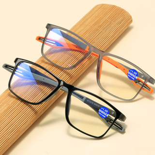 Gafas de presbicia de luz azul ultraligeras deportivas para hombre, gafas  de lectura de moda para hombres y mujeres, ligeras y portátiles