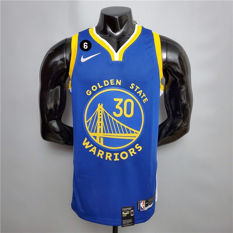 Nike S Curry Golden State Warriors - Blanco - Camiseta Baloncesto Hombre