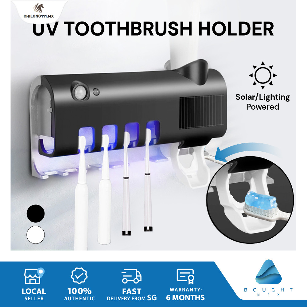Comprar Dispensador automático de pasta de dientes, soporte para cepillos  de dientes a prueba de polvo, soporte de montaje en pared, exprimidores de  pasta de dientes Set de accesorios de baño