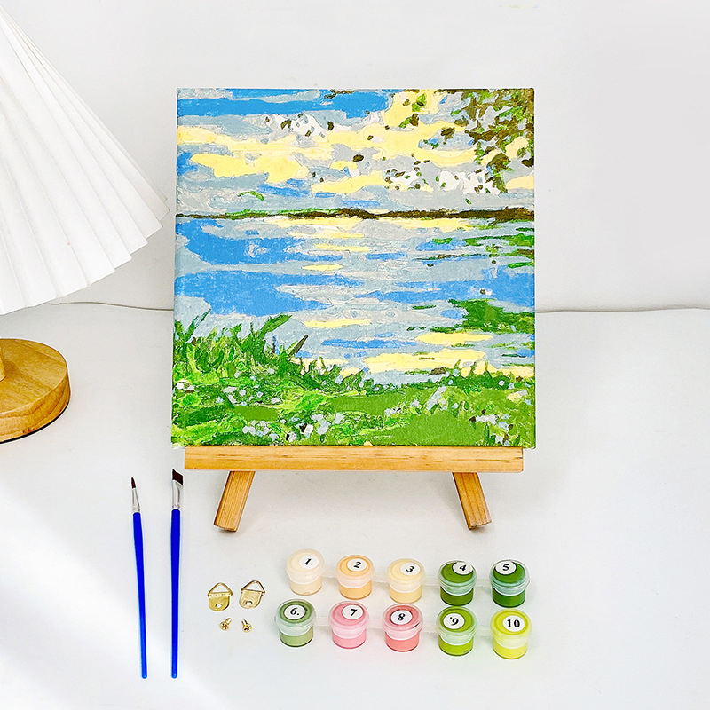 Kit De Pintura De Flores Por Números Para Adultos Y Niños De 6 A 12 Años