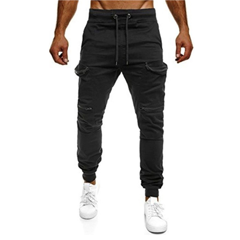 Pantalones De Camuflaje Para Hombre Rojo Hip Hop Harajuku Cargo