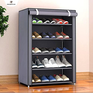 Zapatero para entrada, armario de 8 niveles, organizador de almacenamiento  de zapatos de 21 pares, color blanco