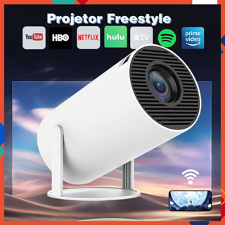 Proyector hy300 4K para cine en casa, miniproyector con Android 11, Wifi6  Dual, 200Ansi, Altavoz Bluetooth, 1280x720P, 1080P