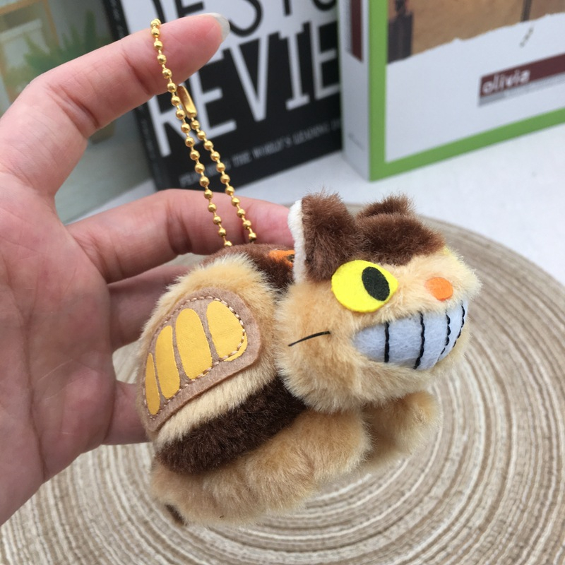 Borsa Peluche Totoro &ndash; Cat Bus 13cm &ndash; Tracolla E Portamonete &ndash; Giapponese
