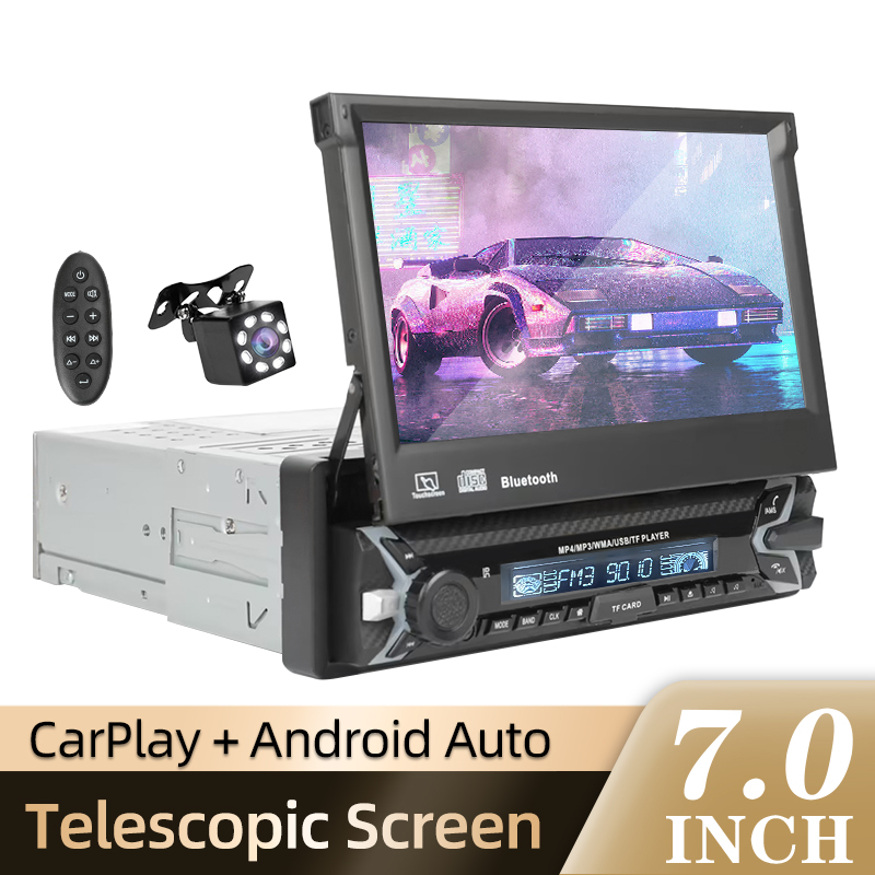 Guanda - Transmisor FM Bluetooth para automóvil, adaptador de coche  Bluetooth, reproductor de MP3, 4 en 1 con pantalla a color de 1.8 pulgadas