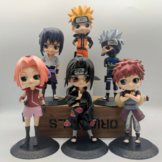 6pcs Naruto Anime Figure BORUTO Uchiha Sasuke Sarada Mitsuki Action  Figurine Gk Pvc Statue Model Collection Doll Toy Gifts