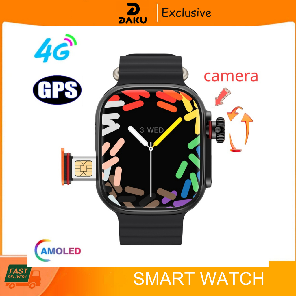 Global 4g Android Super Smart Watch Videollamada 49mm Amoled Screen