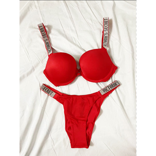 Victoria's Secret-Conjunto de lencería de talla grande para mujer