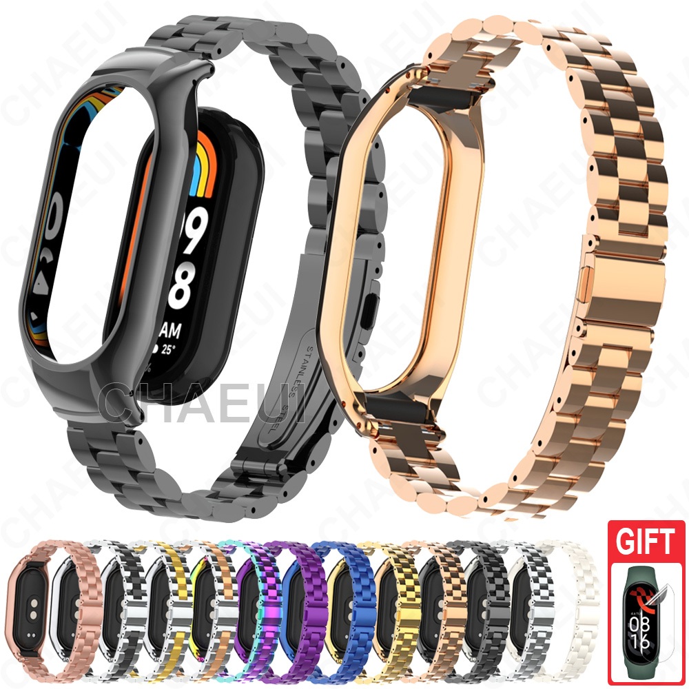 Th-some Correa para Xiaomi Mi Band 8, Pulsera de Repuesto de Nylon