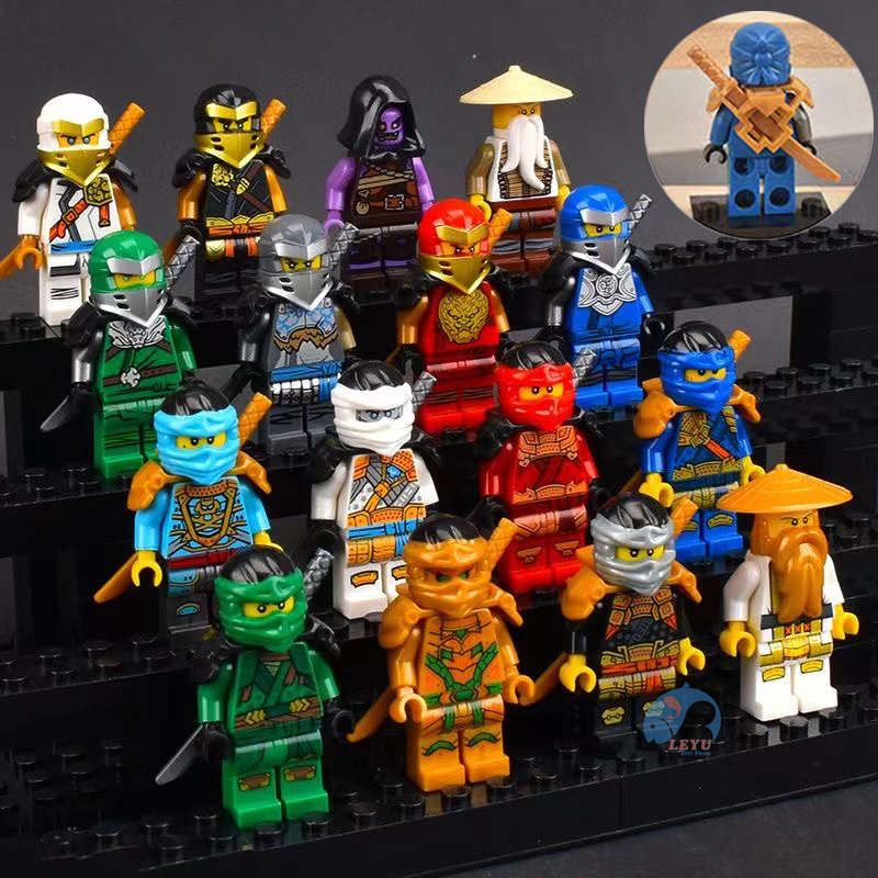 LEYU Blocks Ninja Series Figuras Juguetes Educativos Para Ninos Nano Ninjago Minifigures Bloques De Construccion Shopee Mexico