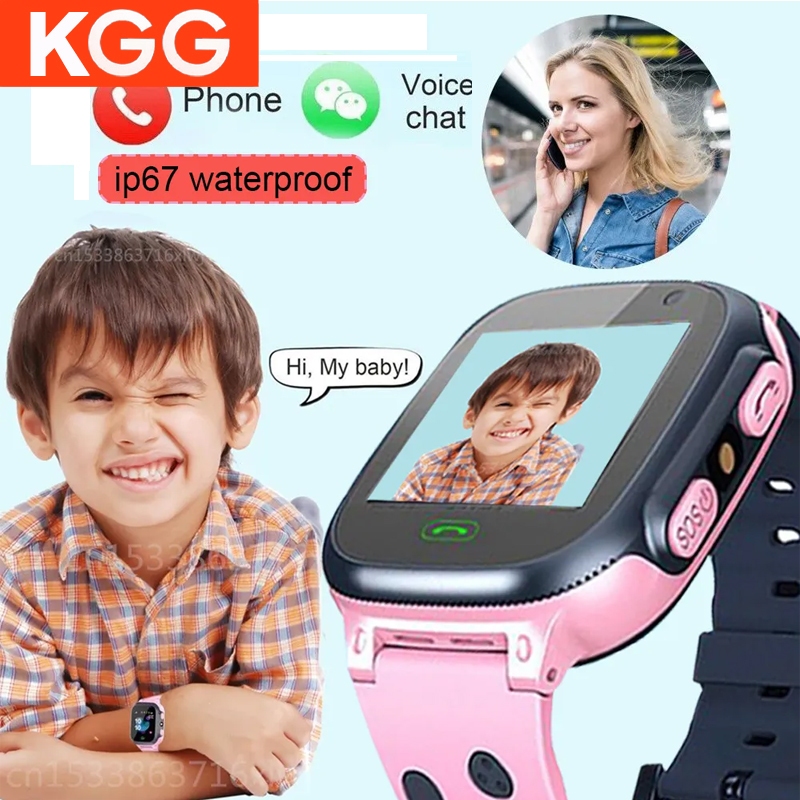 Reloj inteligente para niños, rastreador GPS, tarjeta Micro SIM, llamada,  cámara para niños, alarma de posición