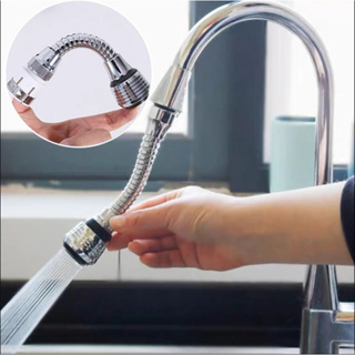 Grifo de filtro de agua de cocina, grifo de filtro de agua ajustable  giratorio de 360 grados, grifo de ahorro de agua flexible para el hogar,  rociador