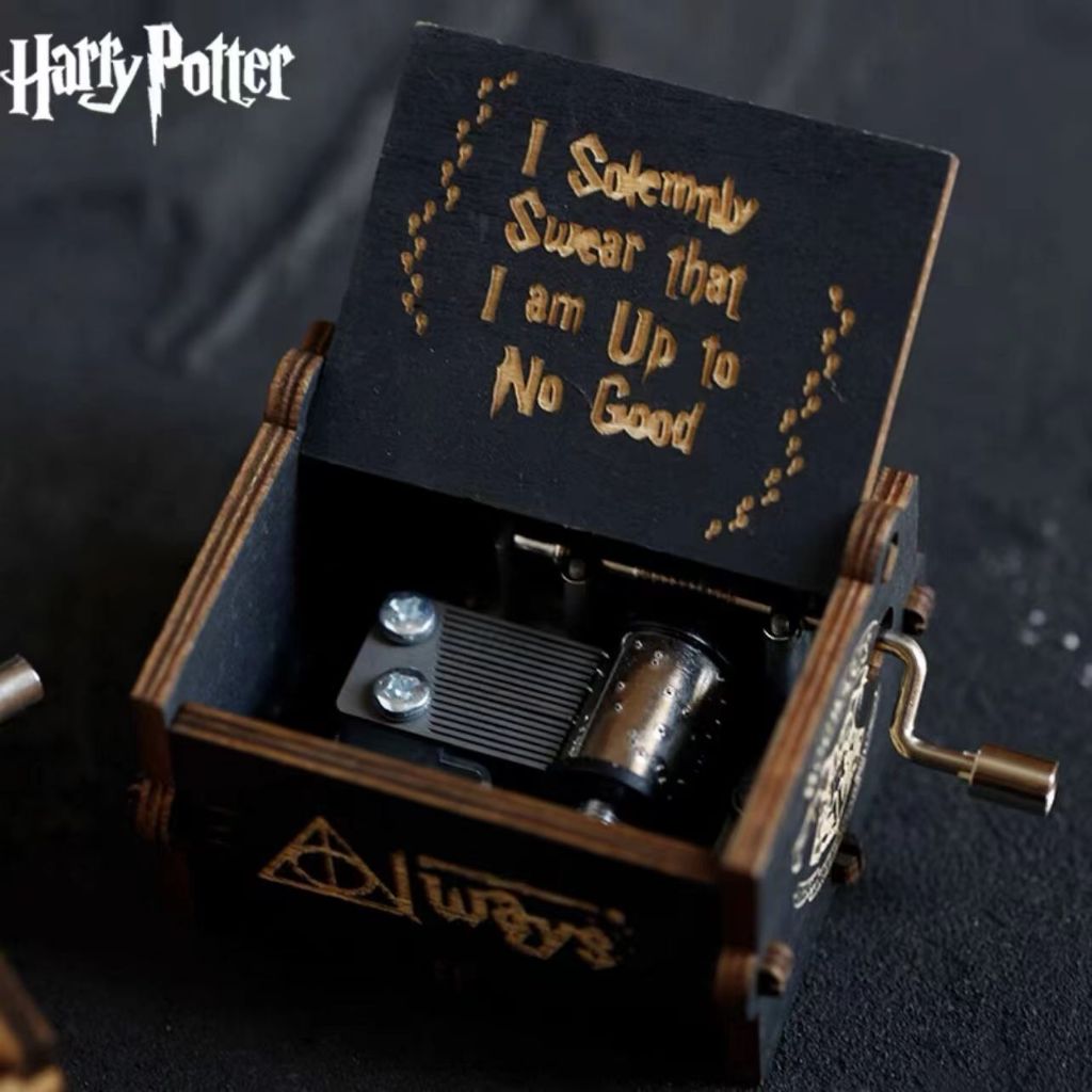 Caja Musical Harry Potter Negro